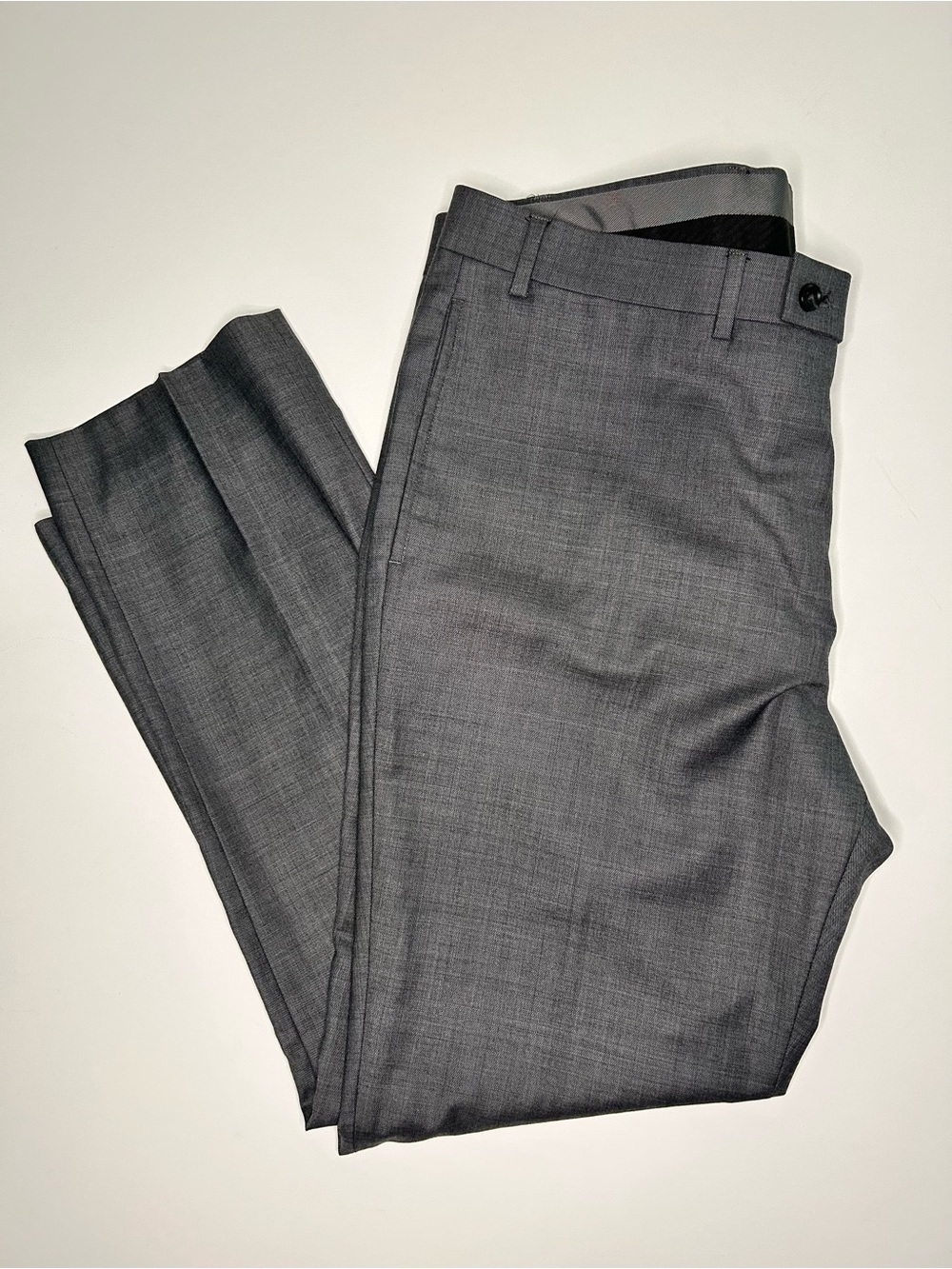 Calvin Klein 100% wool Slim Fit Gray Pants 38x30